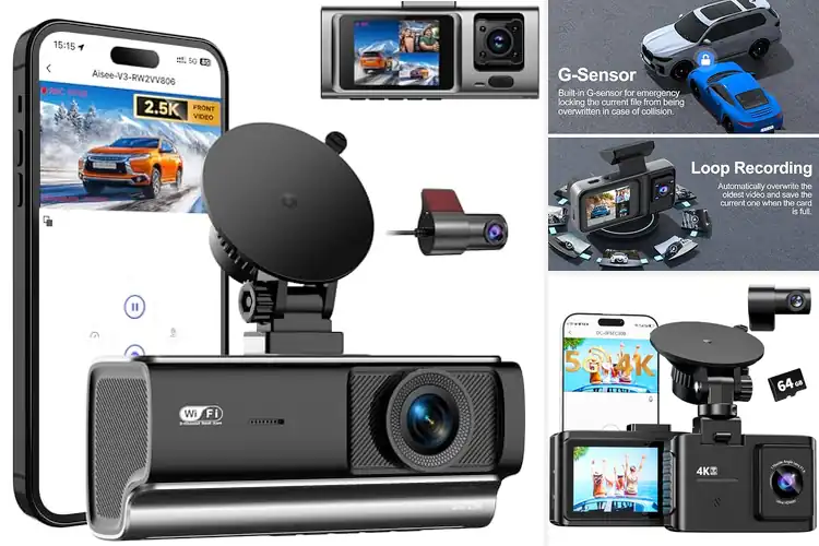 Detailed view of Best 5Ghz Wi Fi Dash Cams