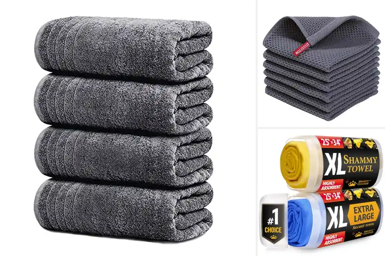 Detailed view of Best Absorbent Towels: Quick-Drying & Super Soft for Comfort