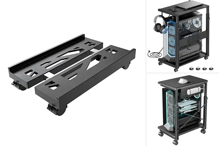 Detailed view of Best Adjustable Computer Tower Stands