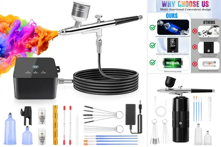 Detailed view of Best Airbrushes With Adjustable Pressure