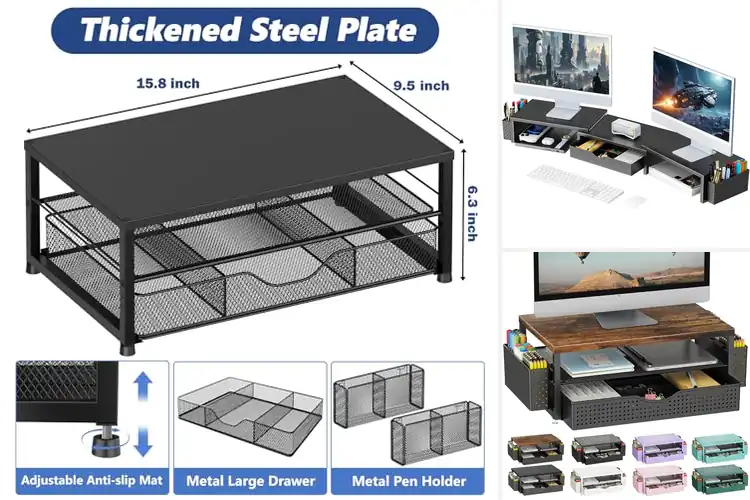 Detailed view of Best Computer Stands For Desk Organization
