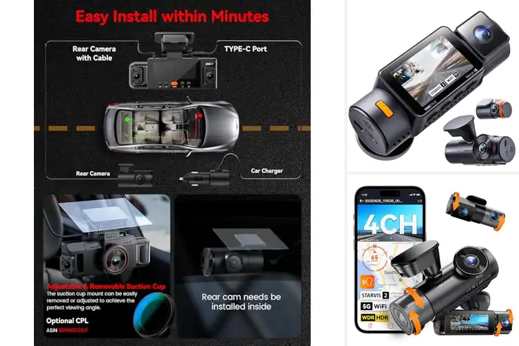 Detailed view of Best Dash Cams With 24 7 Parking Mode