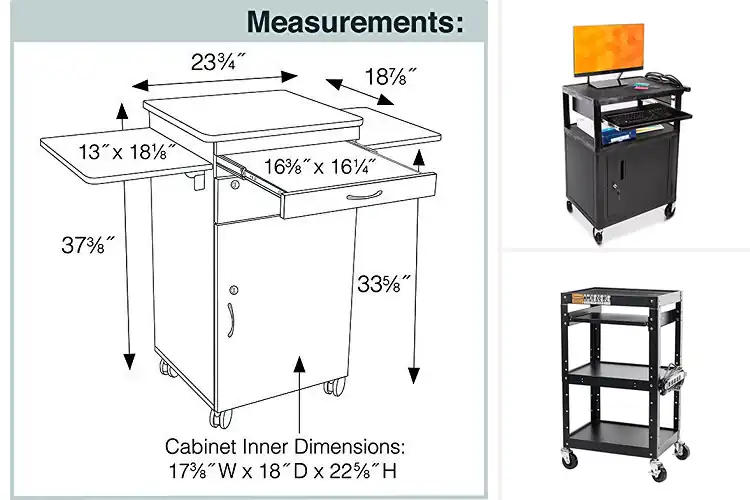 Detailed view of Best Durable Computer Carts