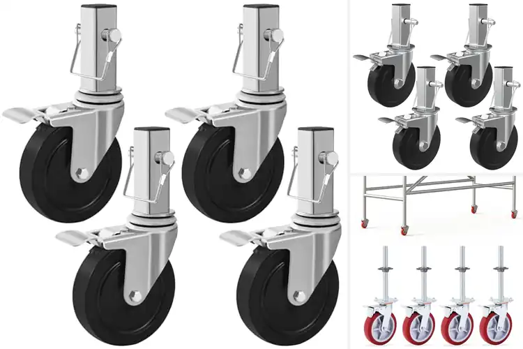 Detailed view of Best Durable Scaffold Wheels