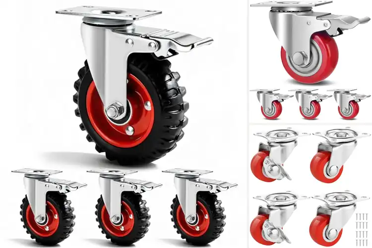 Detailed view of Best Heavy Duty 400Lbs Casters