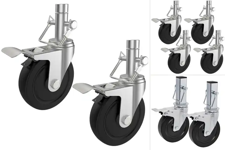 Detailed view of Best Heavy Duty Wheel For Scaffold With 400Lbs Capacity