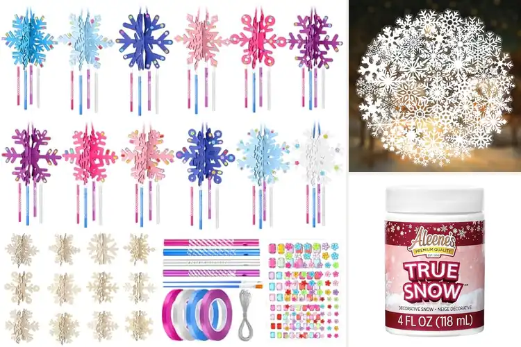 Detailed view of Best Indoor Snow Craft Supplies: Spark Winter Magic Indoors