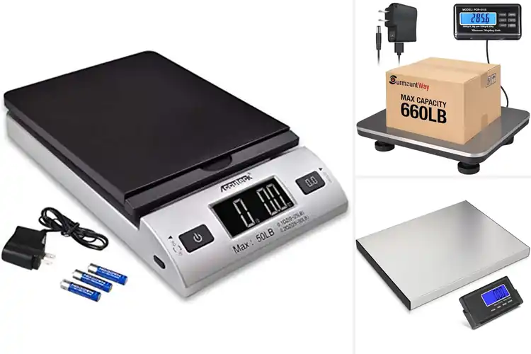 Detailed view of Best Large LCD Postal Scale Readout