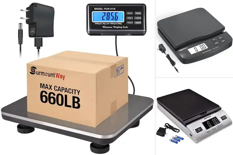 Detailed view of Best Large LCD Readout Postal Scale
