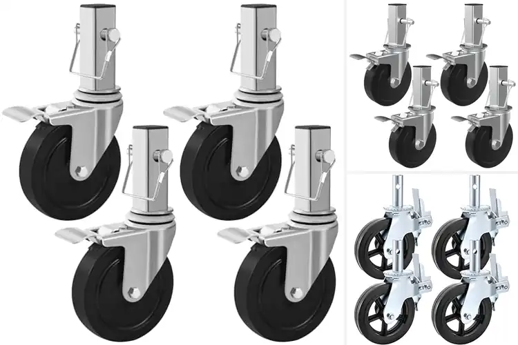 Detailed view of Best Locking Scaffold Wheels