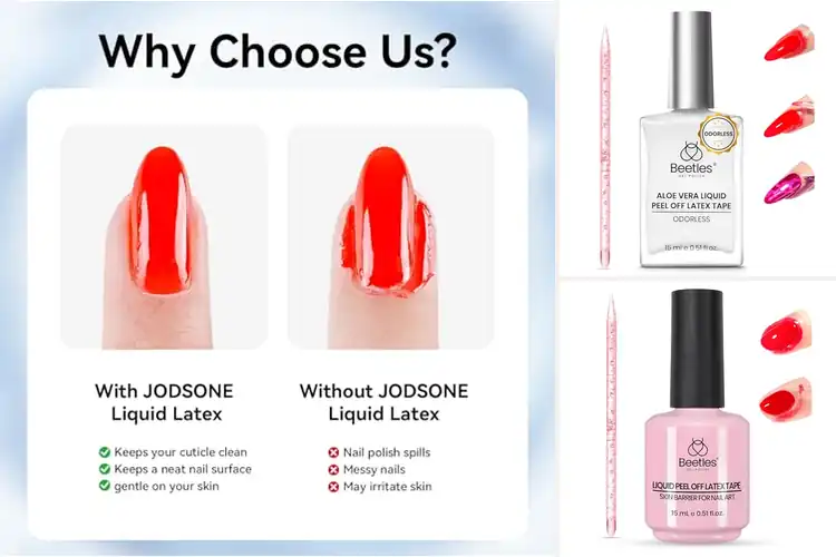 Detailed view of Best Milky White To Transparent Latex For Nails