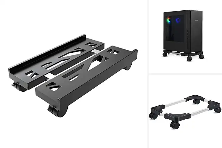 Detailed view of Best Mobile CPU Stands With Wheels