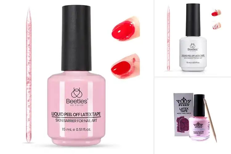 Detailed view of Best Nail Art Liquid Latex: Flawless Designs Made Easy