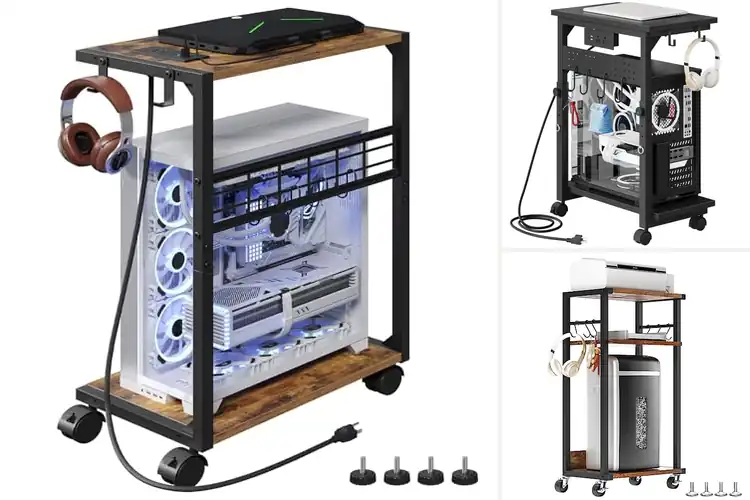 Detailed view of Best PC Stand With Hooks And S-Hooks