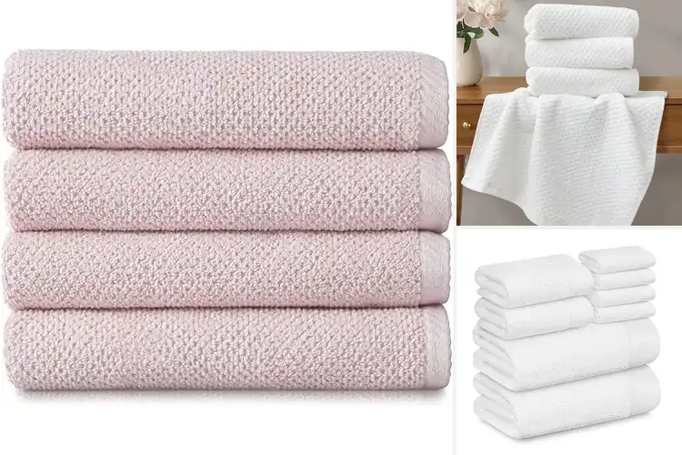 Detailed view of Best Popcorn Textured Towels