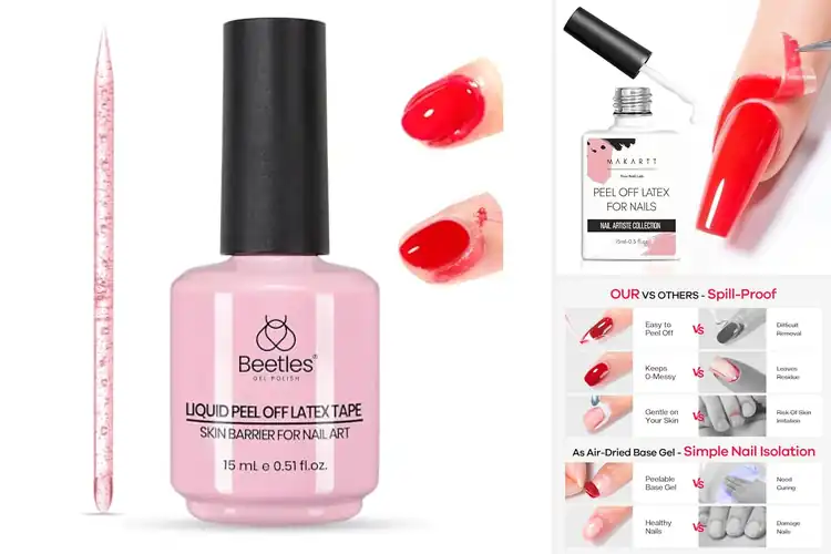 Detailed view of Best Quick Dry Latex Peel Off For Nails