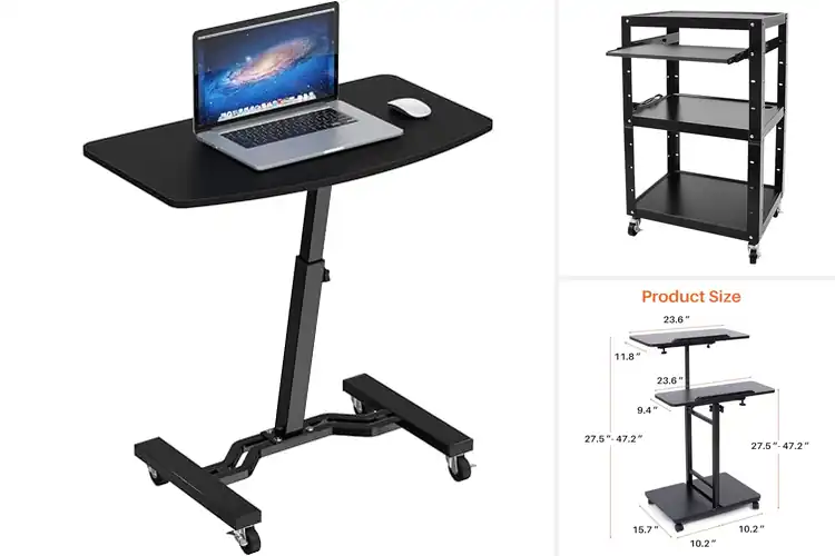Detailed view of Best Rolling Computer Carts
