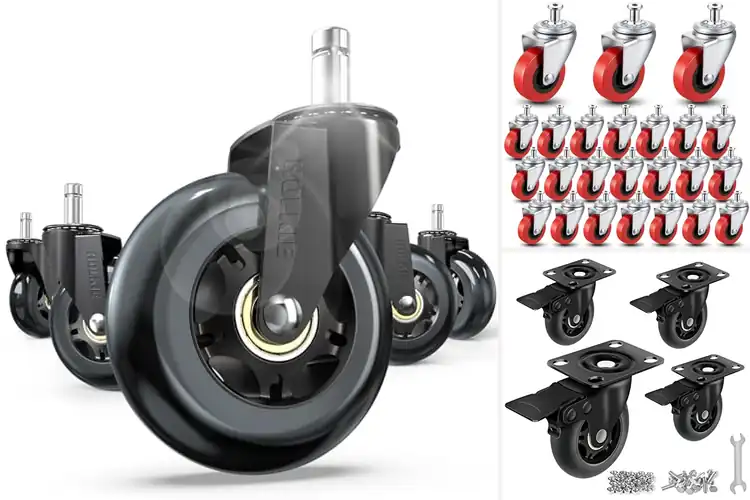 Detailed view of Best Rubber Wheels – Strong, Smooth, Floor-Safe Movement