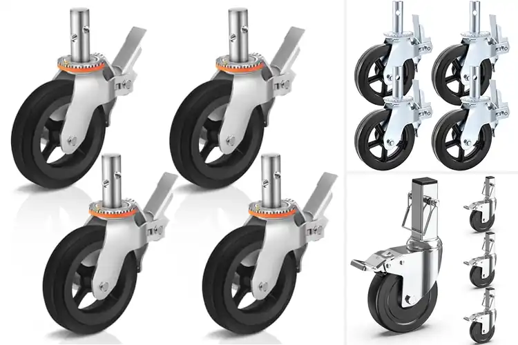 Detailed view of Best Scaffolding Wheels for Safer, Faster Work Moves