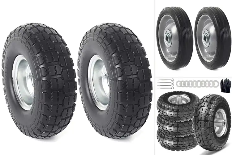 Detailed view of Best Solid Hard Rubber Wheel Construction