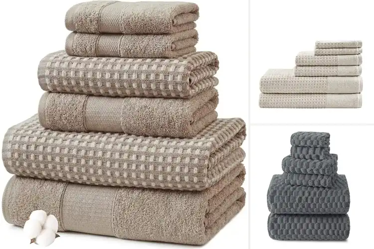 Detailed view of Best Textured Towel Sets