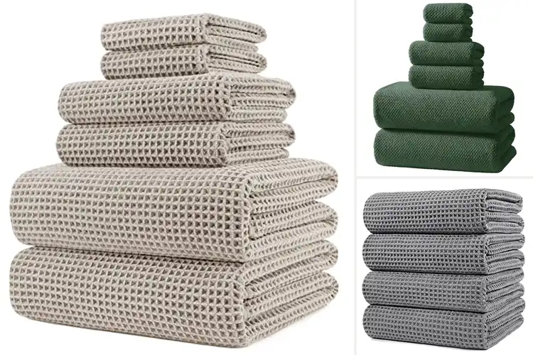 Detailed view of Best Textured Towels: Elevate Your Bath Experience Today