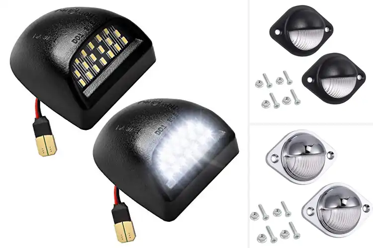 Detailed view of Best Truck License Plate Lights